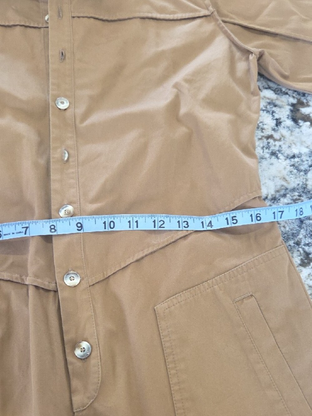 ba&sh Camel Utility Button-Front Jumpsuit - Picture 6 of 9